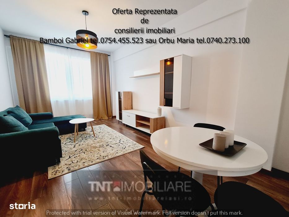 Apartament 3 camere decomandat de inchiriat bloc nou zona Cug-Visoianu