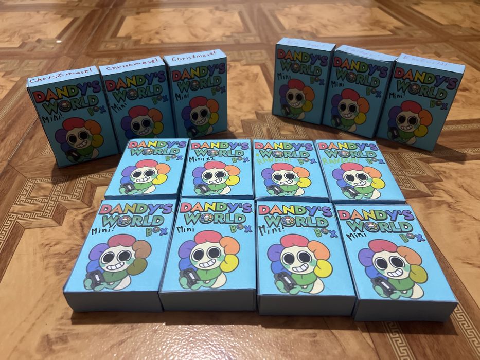 Мир денди боксы ламинированные скотчем.