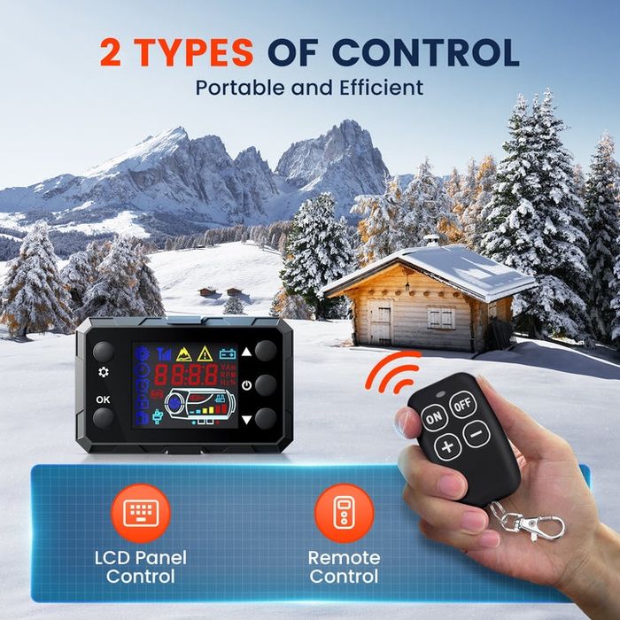 Sirocou HCALORY (KROAK)  12 V/24 V Diesel,bluetoot.