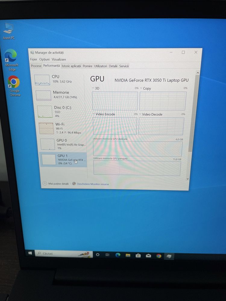 Laptop gaming lenovo x1  core i7 gen 12 nvidia rtx 3050 -32 gb ram