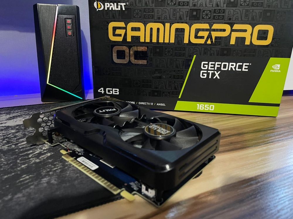 видеокарта Palit GeForce GTX 1650 Gaming Pro OC