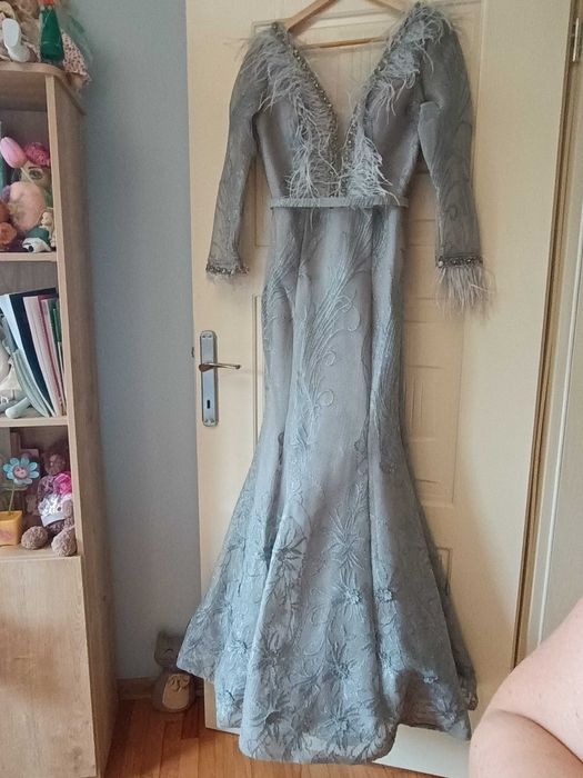 Официална рокля с камъни