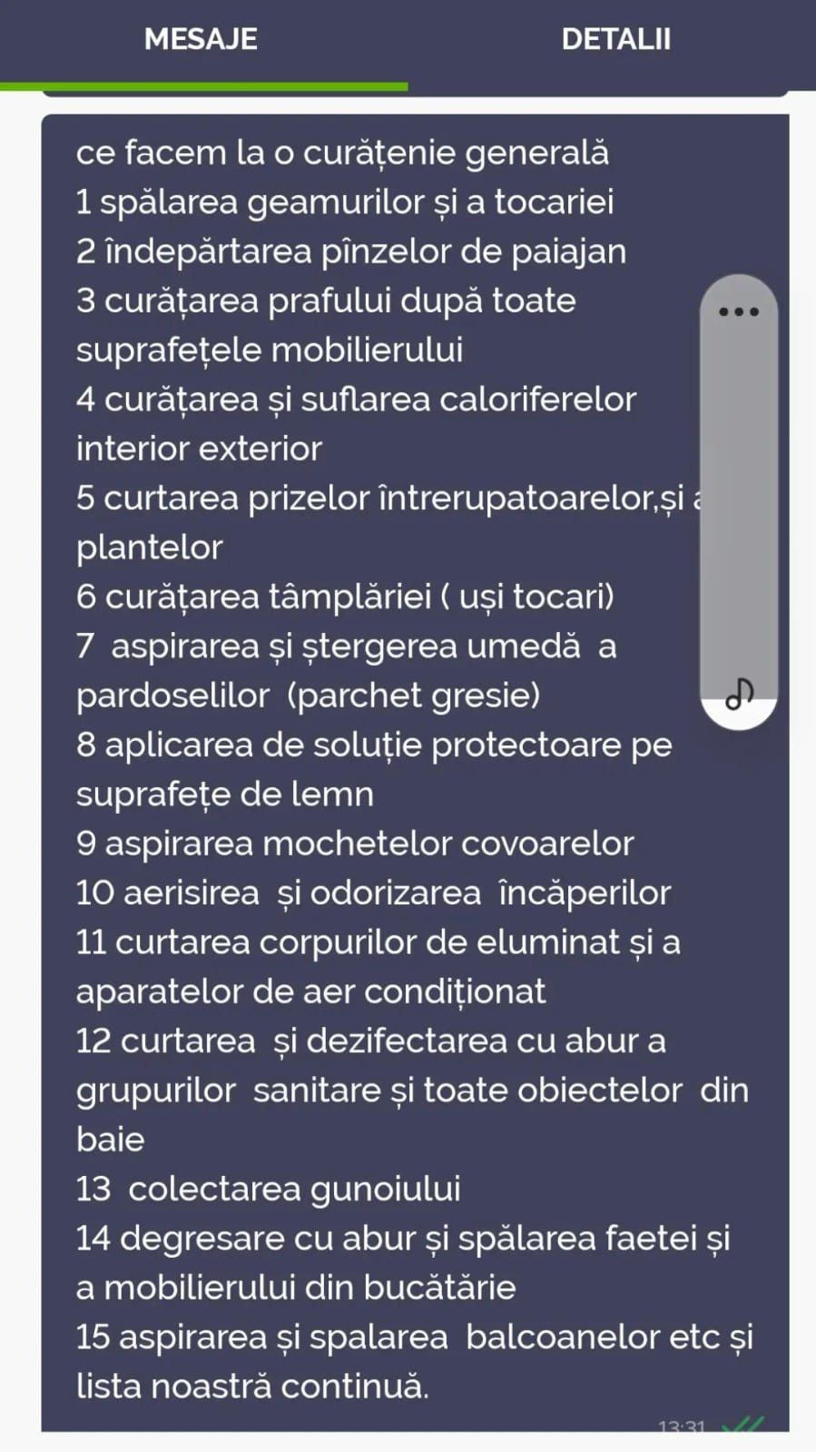 Servicii  de curățenie