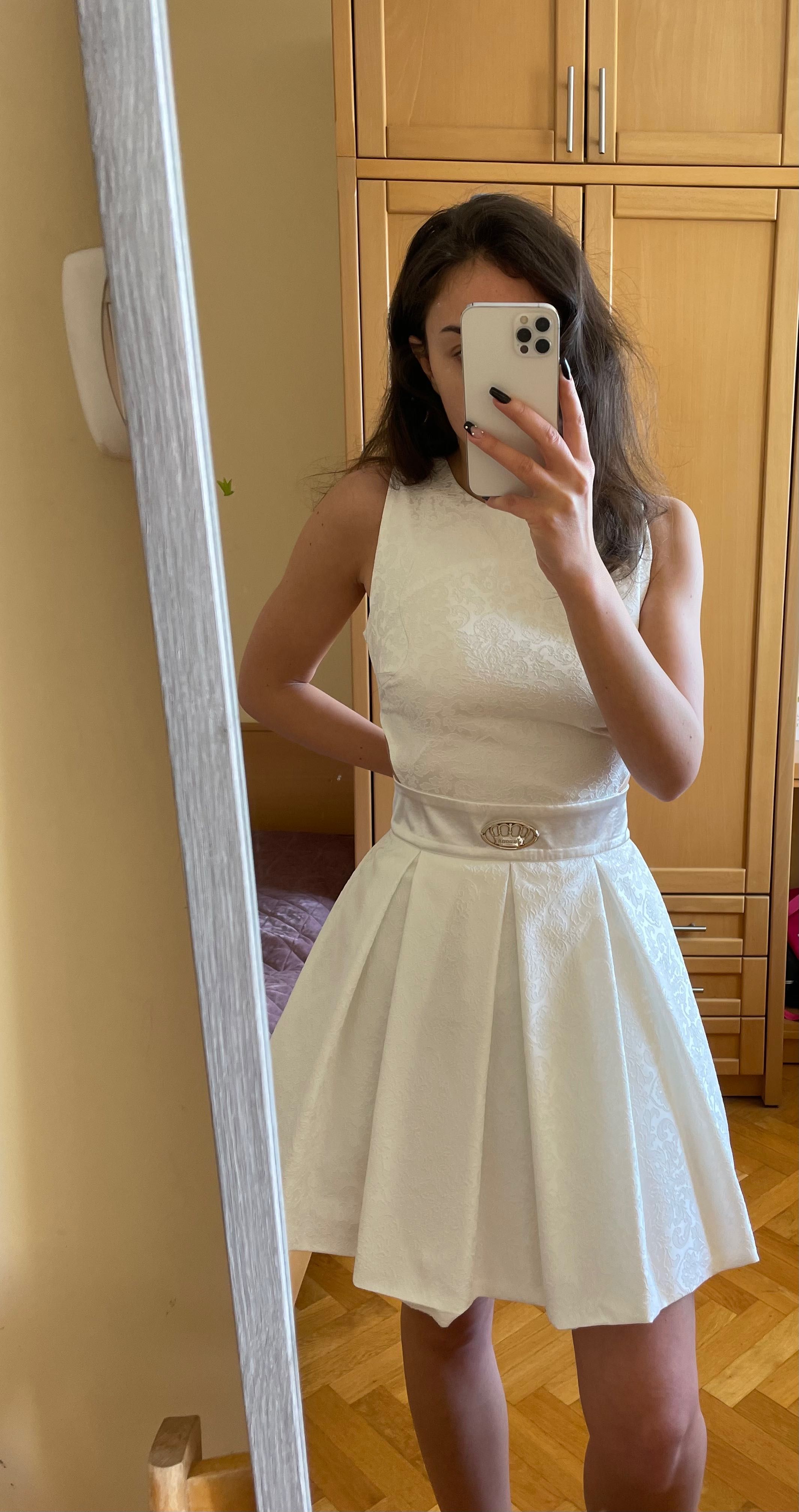 Официална бяла рокля Junona
