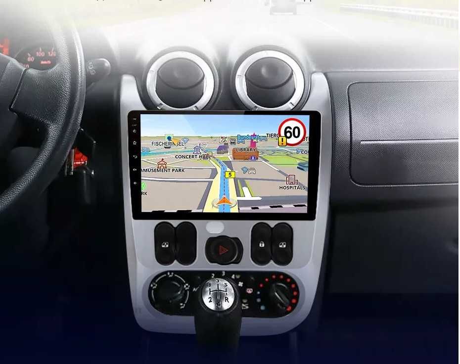 Navigatie Dacia Duster 1 2009-2013 Android 12 1GB RAM google