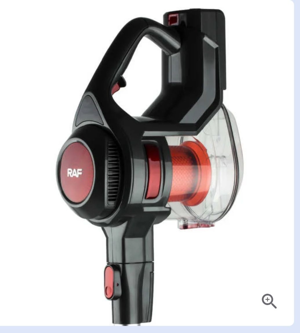 Aspirator vertical  RAF fără fir și de mana– 2 în 1, 100 W NOU