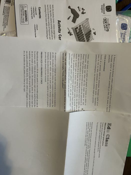 Jucarie Educational centru se activitate cu bormasina suburelnita