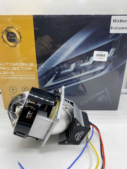 Светодиодные Би Лед линзы Lazer  Bi led Билед Biled Лазер K9 3дюйм