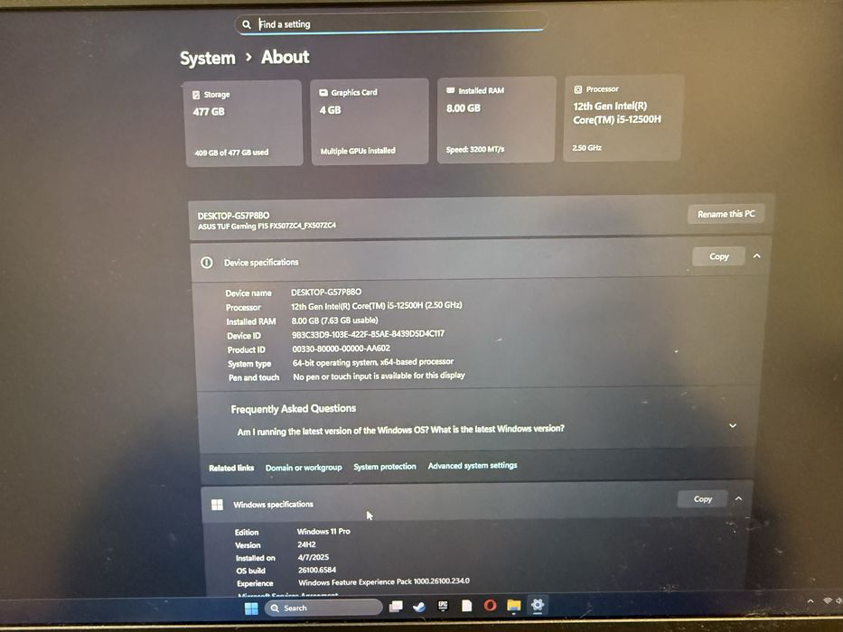 MrsAmanet: laptop gaming i5 gen 12 model asus FX507z