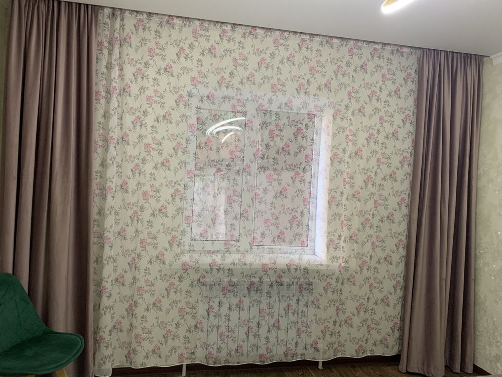 Продам тюль б/у размер 330х240