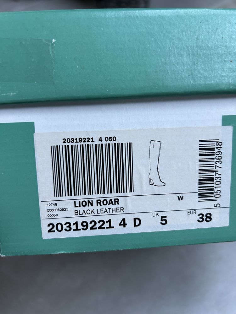 Ботуши кожа Clarks 38