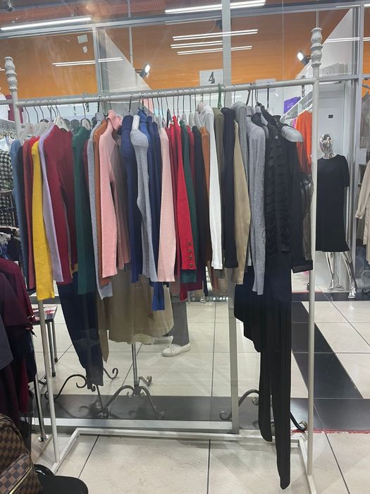 Вешалка напольная, стойка, рейлы