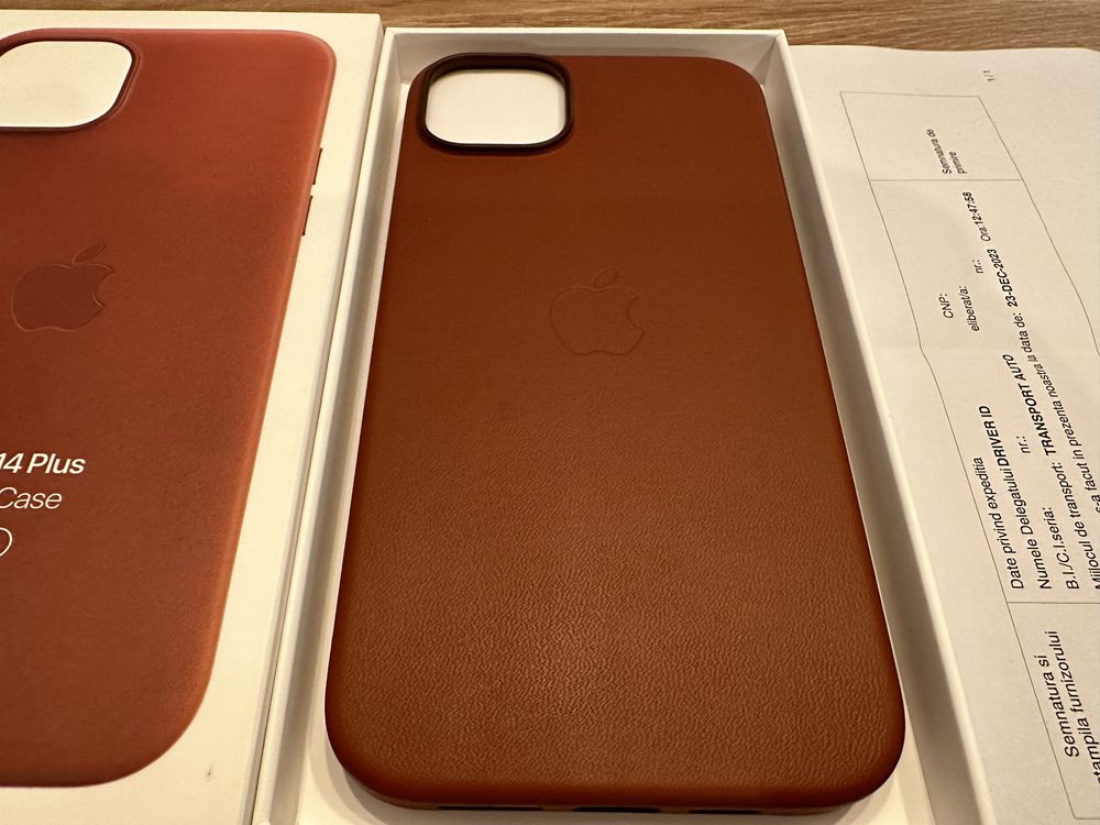 Husa piele originala Iphone 14 Plus