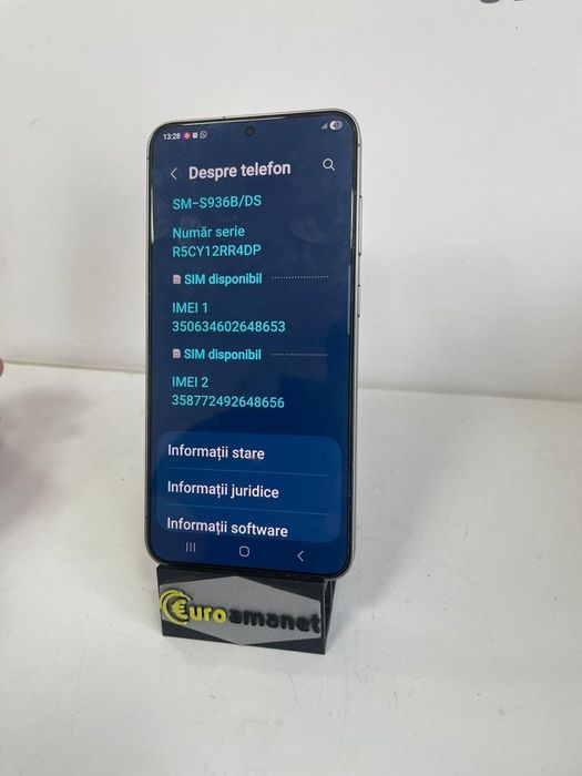 Telefon mobil Samsung Galaxy S25+, 12GB RAM, 256GB, 5G, Silver -A-