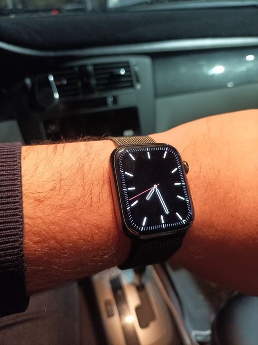 Apple watch 9 45mm Milaans 100%