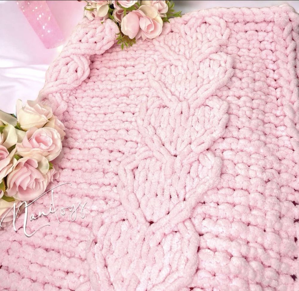 Плетено одеялце Puffy