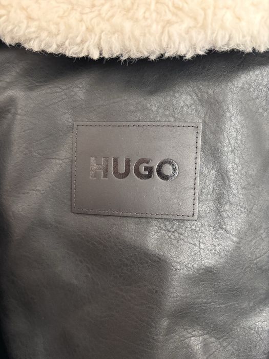 кожено яке байкър Hugo Boss