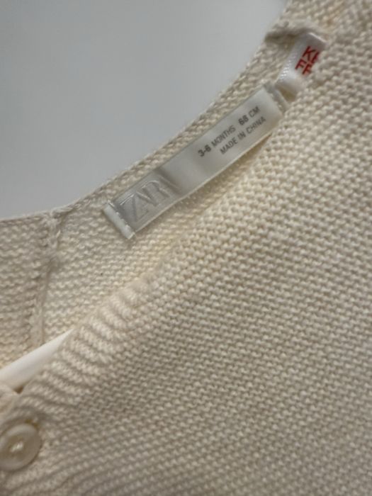 Salopeta si pulover Zara mas 68, 3/6 luni