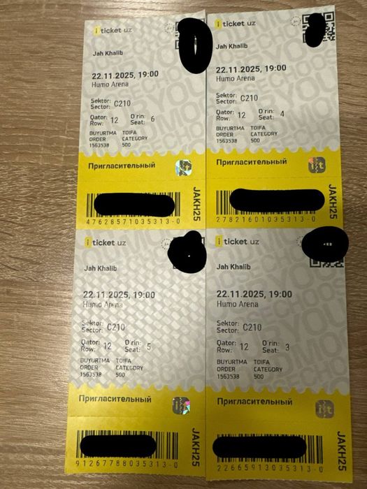билеты на Jah Khalib