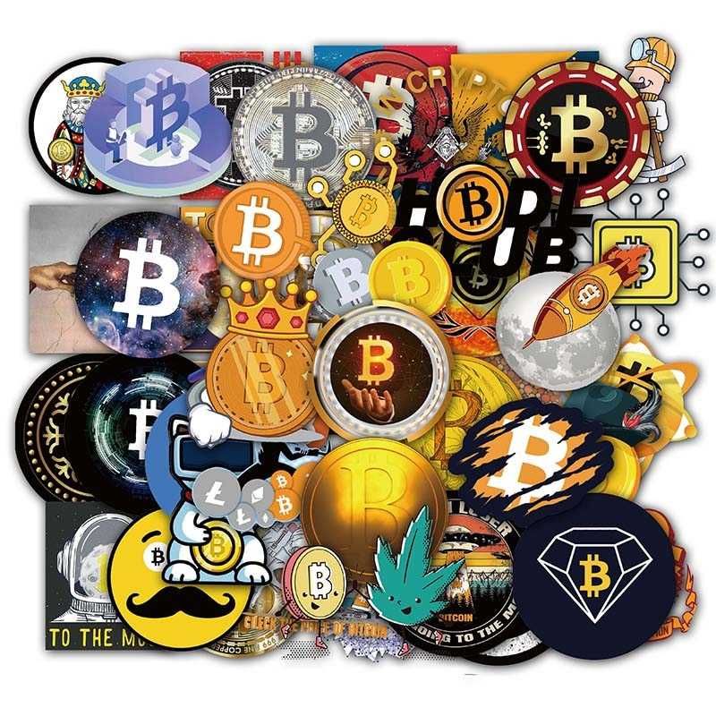 Bitcoin Stickers - стикери