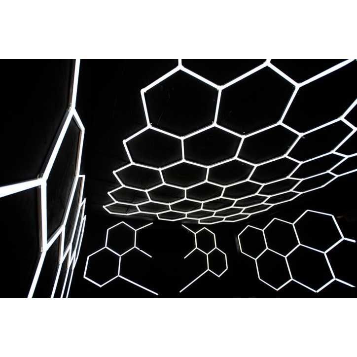 LED Hexagon Honey Comb Detailing Barber - 749RON- 297x307cm - OFERTA