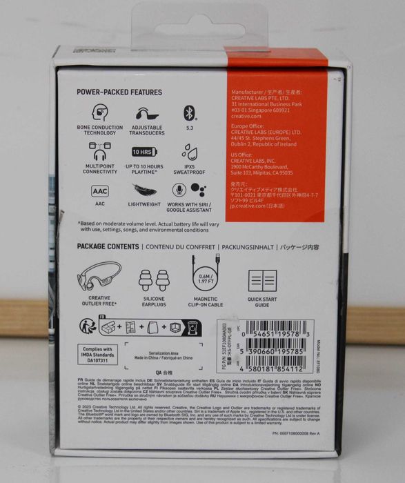 Слушалки Creative Outlier Free +