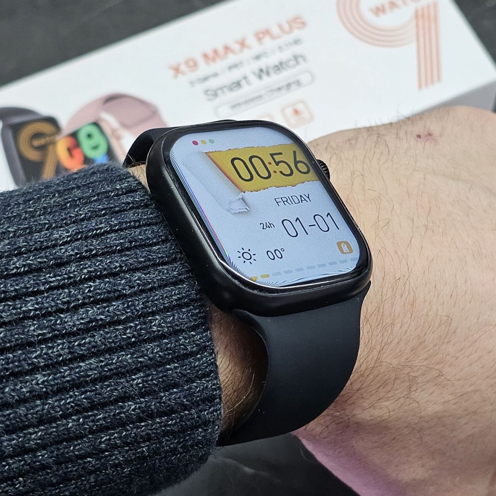 Умные часы со встроенным пульсометром Smart Watch X9 Max | Синий