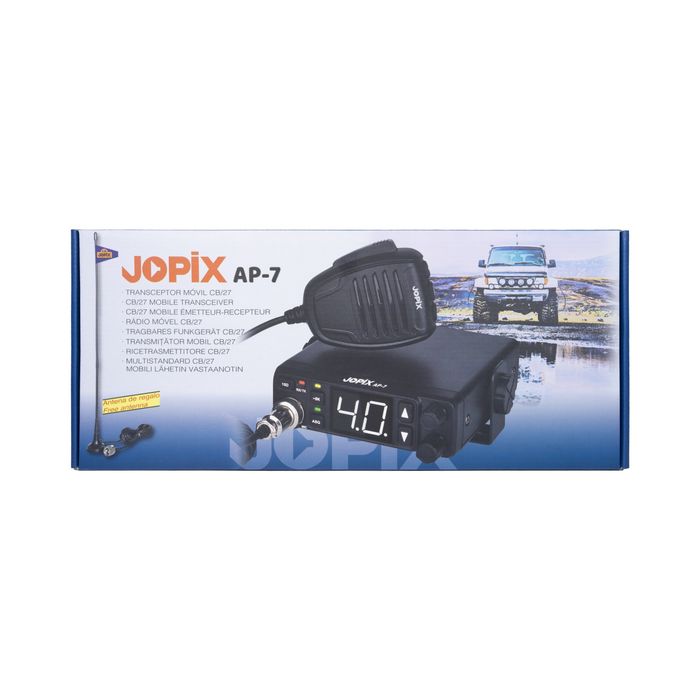 Kit statie radio CB Jopix AP-7 si antena CB MAG-7 cu magnet inclus