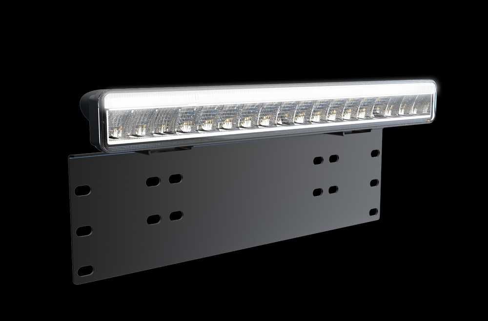 38см LED Бар Със Стойка За Номер С Три Функции 55W, 4768lm, 12V - 24V