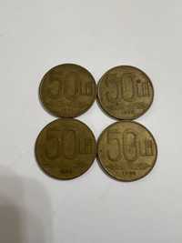 Monede de 50 lei Anii 1991; 1992; 1993 si 1994 pentru colectie