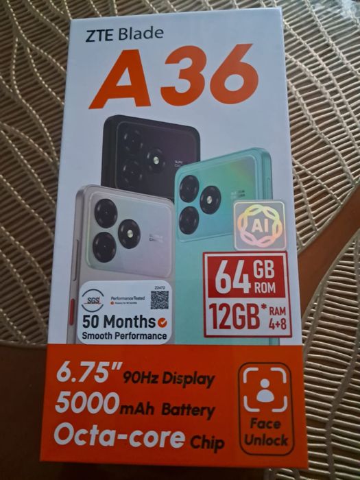 Продам смартфон ZTE A36