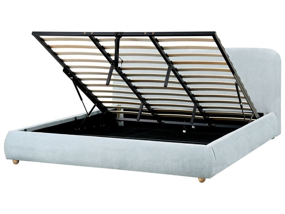NOU Pat otoman "BLAGNAC", 180/200cm, albastru deschis