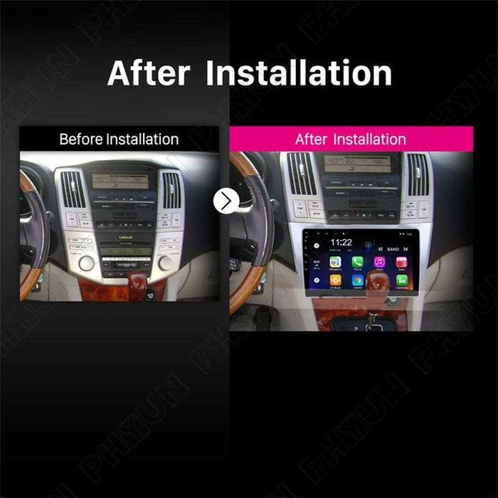 Мултимедия Двоен дин за Lexus RX300 RX330 RX400H Навигация Android RX