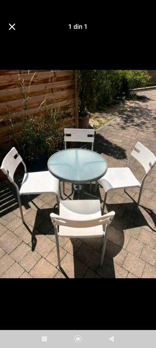 Set de grădină cu masa