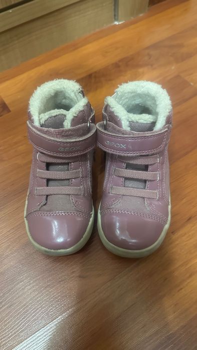 Полуботинки Geox на девочку 24 утеплённые