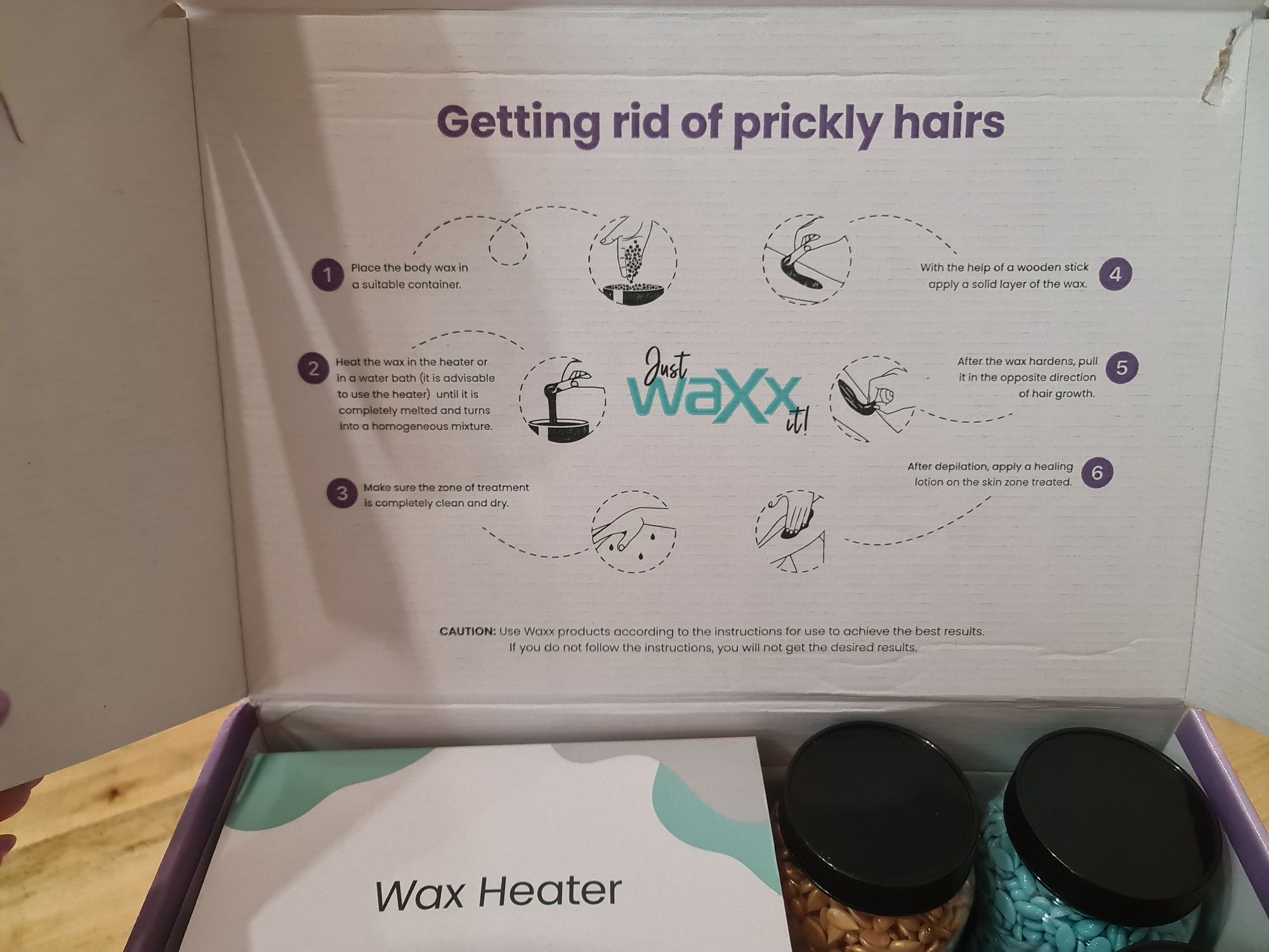 Waxx box комплект за кола маска