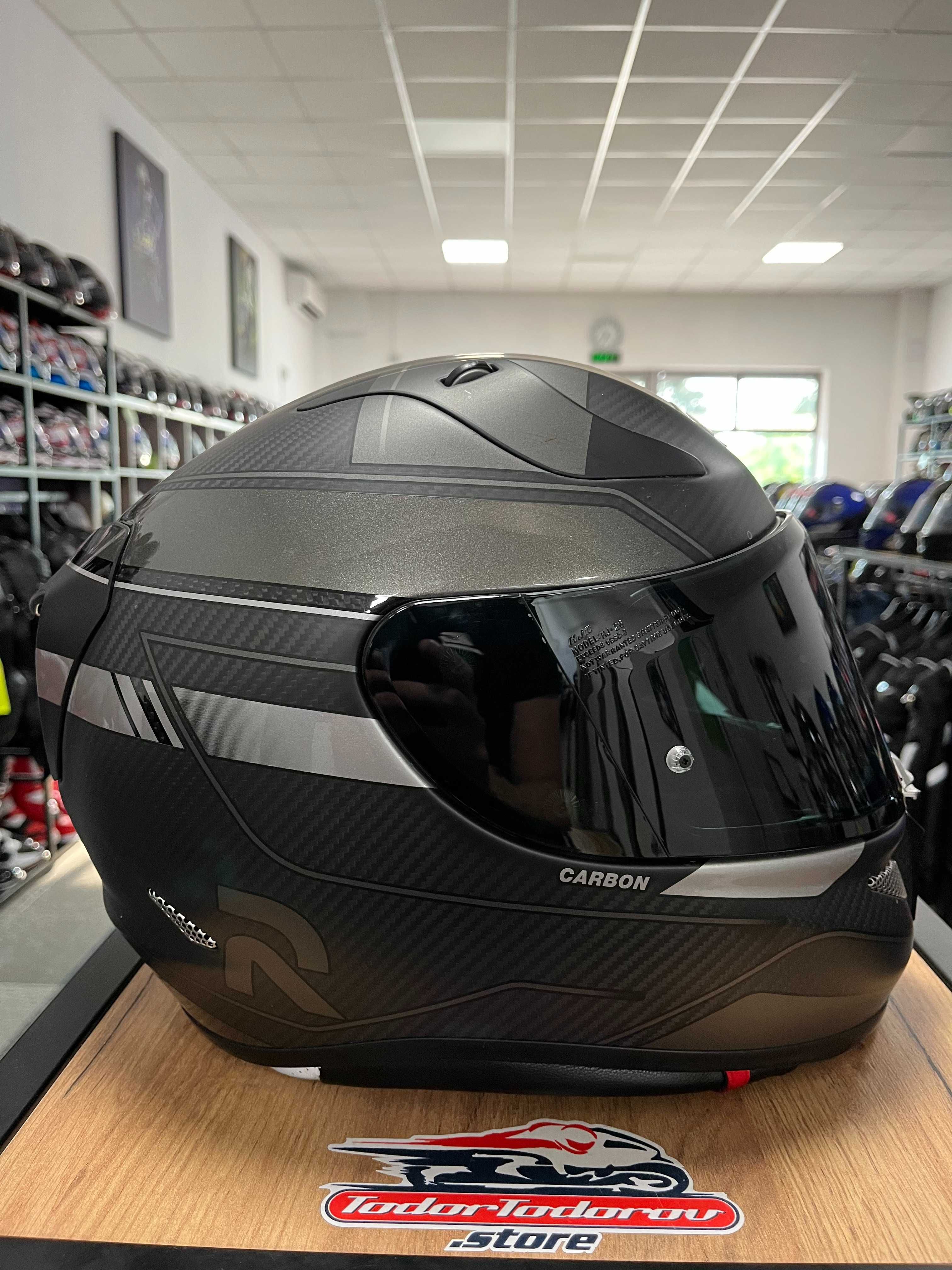 Мото Каска за мотор HJC RPHA-11 PLUS CARBON MATT ,XL 60-61см,като нова