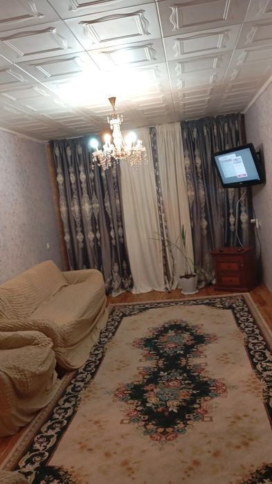 Сдаётся 2 х комнатная квартира в 6мкр (Талас)