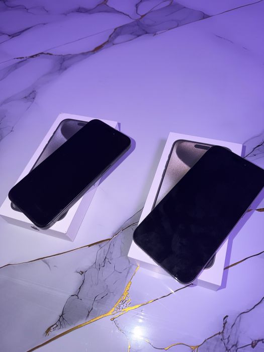 Iphone 15 Pro Max 256GB IMPECABILE Natural Titanium si Black Titanium