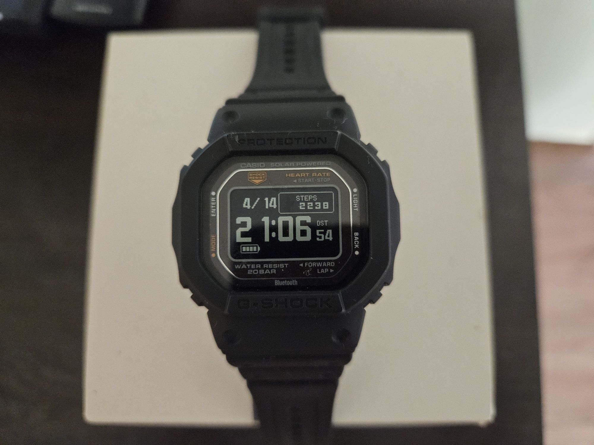 Casio G-Shock SOLAR BLUETOOTH Heart  Rate DW-H5600-1E