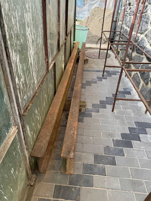 vand profil H fier 6m liniari , stalpi fier masiv