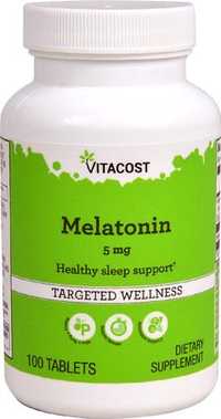 Мелатонин с вит. В6-  5 мг Америка 100 таблеток