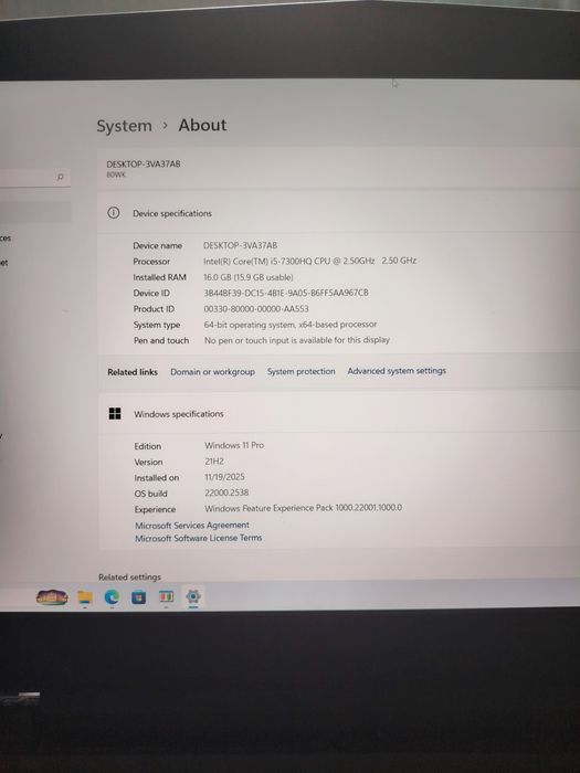 Laptop Gaming Lenovo Legion y520