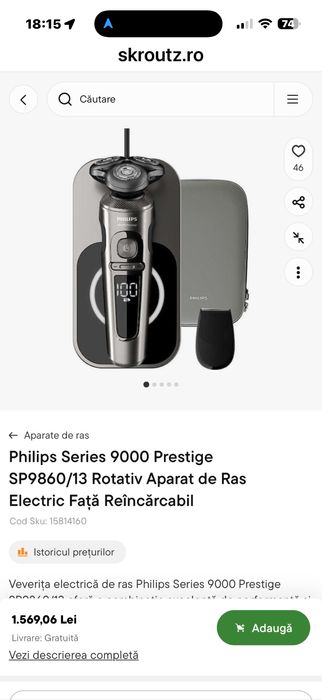 Philipls SP9860 - aparat ras