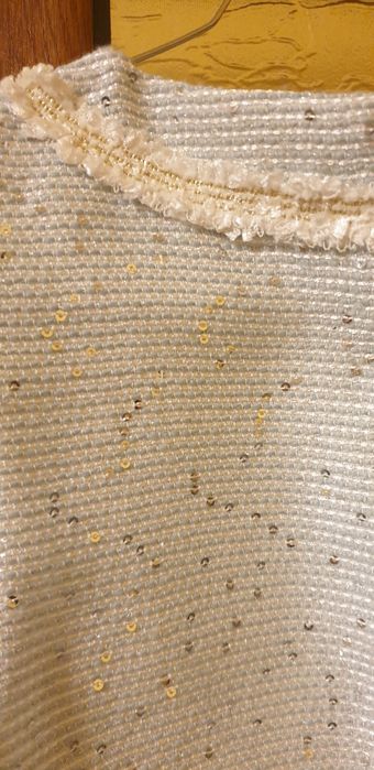 Официална детска рокля с пайети, 8-10г, 140