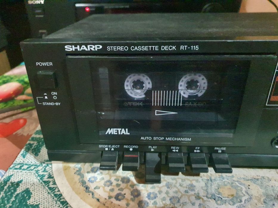 stereo casete dek sharp rt 115