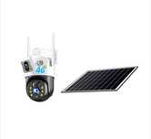 Camera supraveghere 4G V380 PRO panou solar SIM PTZ alarma 4MP rotire