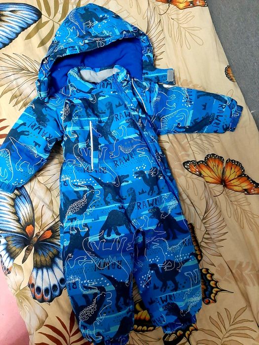 Зимний детский комбинезон