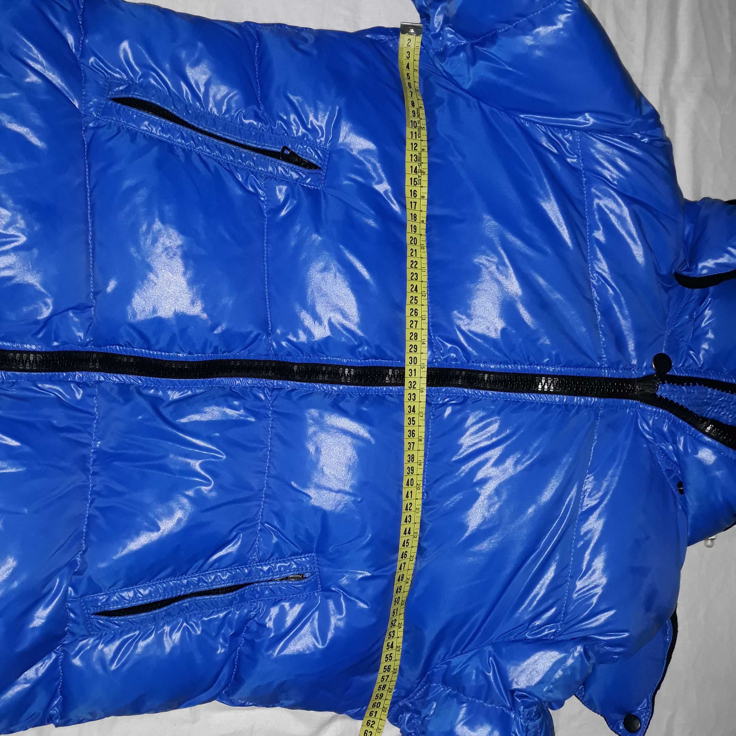 Geacă, haină cu puf Moncler de damă, blue Himalaya - Reducere