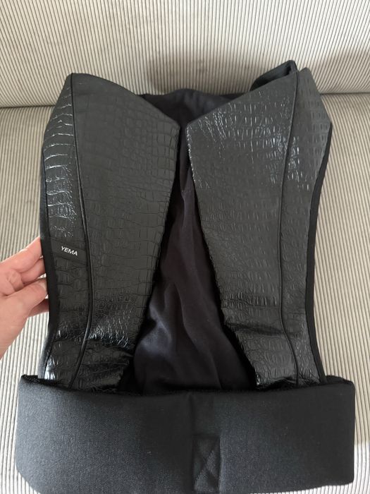 Cybex Platinum Yema Tie Leather Baby Carrier - Stardust Black